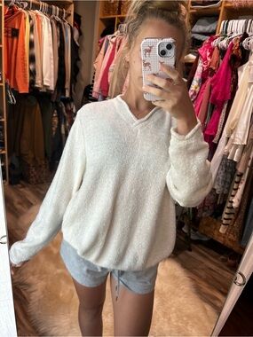 Croft & barrow Women's Sweater - White size XL